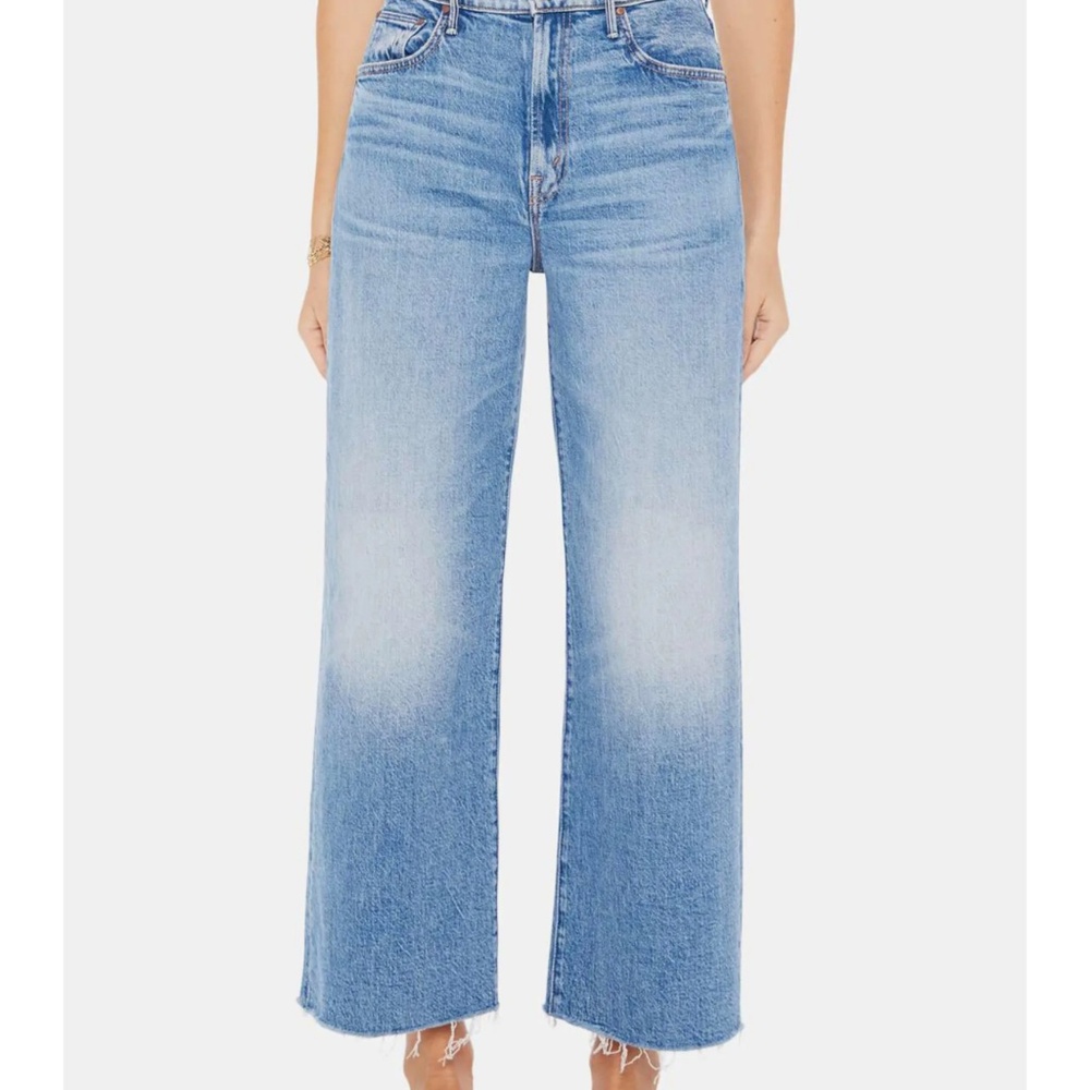 MOTHER The Maven Ankle Fray Jean